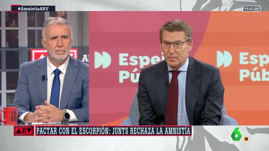 Ángel Víctor Torres responde a Feijóo: "Si pactamos con Junts, lo hacemos mal; si no, también está mal" Ángel Víctor Torres responde a Feijóo: "Si pactamos con Junts, lo hacemos mal; si no, también está mal"