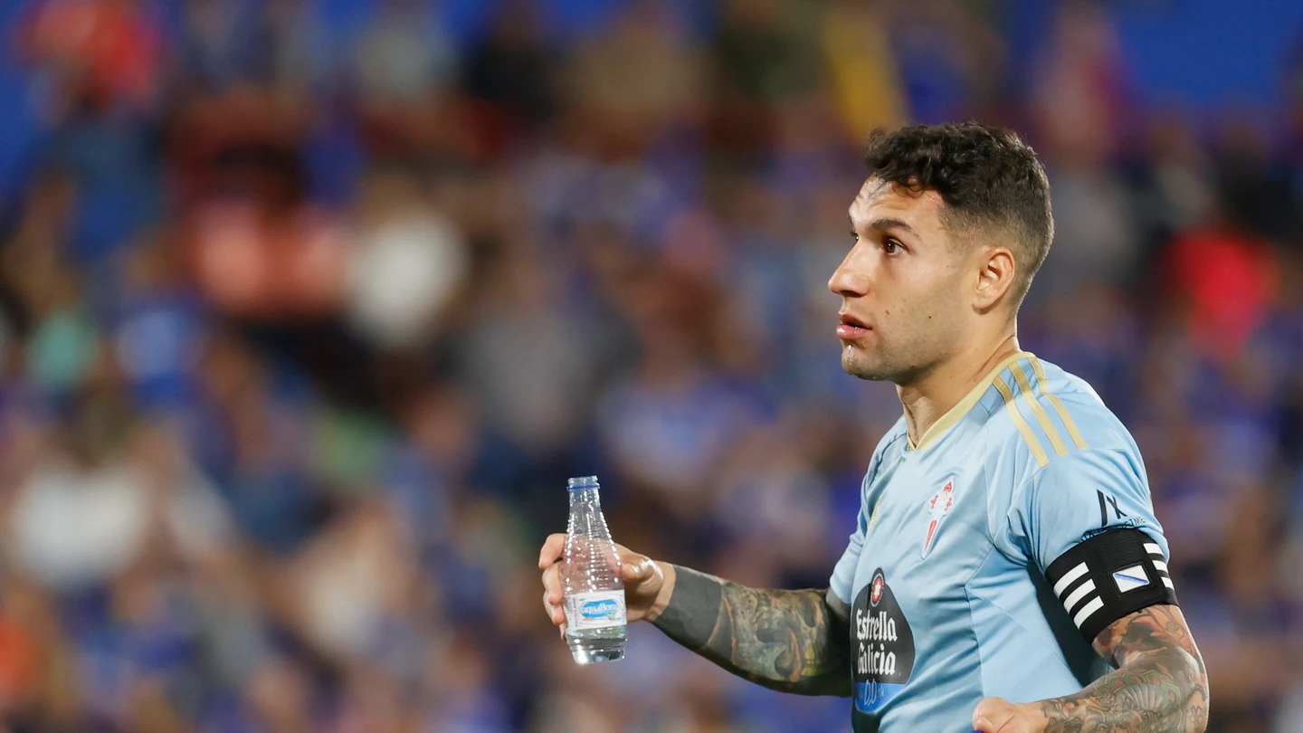 Fotografía de archivo de Hugo Mallo durante su etapa en el Celta de Vigo Fotografía de archivo de Hugo Mallo durante su etapa en el Celta de Vigo