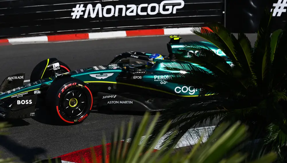 Fernando Alonso en el GP de Mónaco 2023