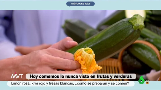 MVT Sí, la flor de calabacín se puede comer: la original receta de Pablo Ojeda MVT Sí, la flor de calabacín se puede comer: la original receta de Pablo Ojeda