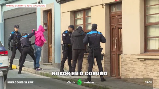 oleada robos en Coruña oleada robos en Coruña