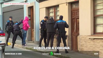 oleada robos en Coruña