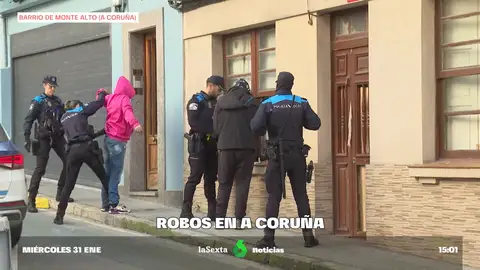 oleada robos en Coruña