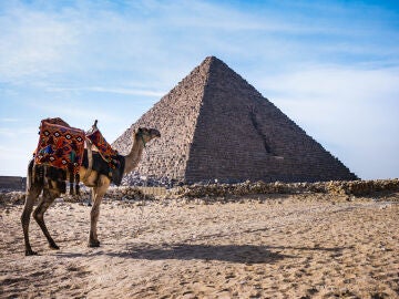 Pirámide de Micerino en Giza, Egipto