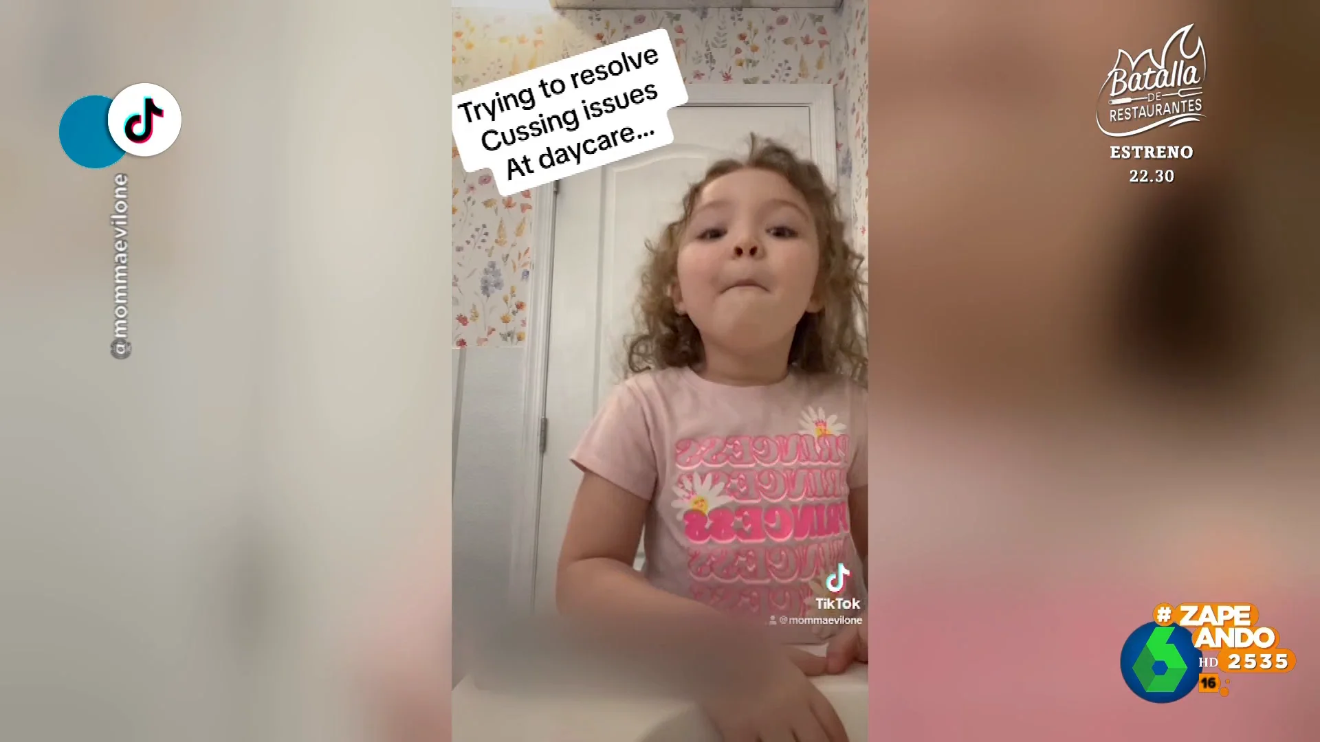 El sorprendente acuerdo al que ha llegado una profe de guardería con una alumna para que no diga tacos El sorprendente acuerdo al que ha llegado una profe de guardería con una alumna para que no diga tacos