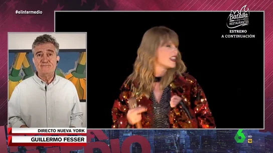 Guillermo Fesser, sobre el peso de Taylor Swift en las elecciones de EEUU Guillermo Fesser valora en este vídeo la irrupción de Taylor Swift en la campaña para las elecciones en Estados Unidos. En este vídeo, explica que "41 millones de la 'generación Z' van a votar y lo que diga ella puede ser muy importante".