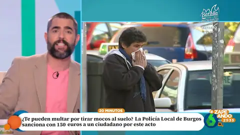 Multan a un ciudadano con 150 euros en Burgos por tirar mocos al suelo