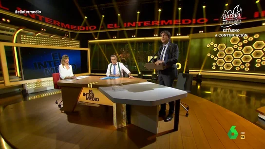 'Puigdemont' exige a El Intermedio que 'echen' a Wyoming: "O les haré como al PSOE, no dejaré que saquen su programa adelante" 'Puigdemont' exige a El Intermedio que 'echen' a Wyoming: "O les haré como al PSOE, no dejaré que saquen su programa adelante"