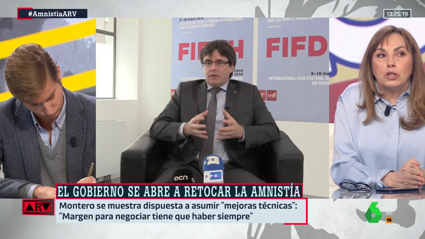 Angélica Rubio revela la división que hay en Junts: "Nadie sabe explicar por qué han votado en contra de la amnistía" Angélica Rubio revela la división que hay en Junts: "Nadie sabe explicar por qué han votado en contra de la amnistía"