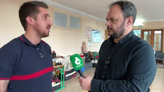 El voluntario español Jorge Martín: "Un chaval de 15 años puede salvar una vida" El voluntario español Jorge Martín: "Un chaval de 15 años puede salvar una vida"