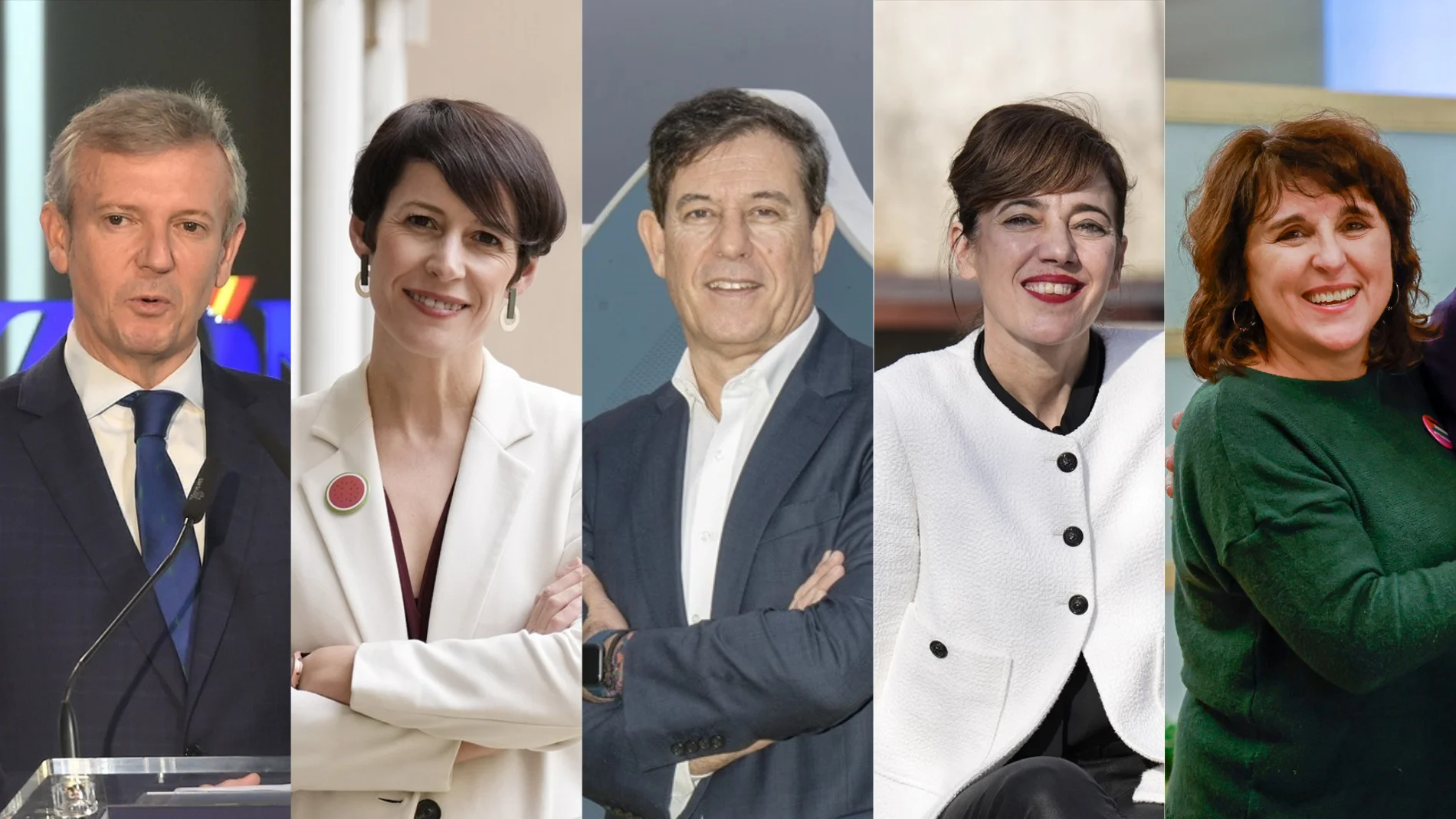 Candidatos a las elecciones gallegas del 18F