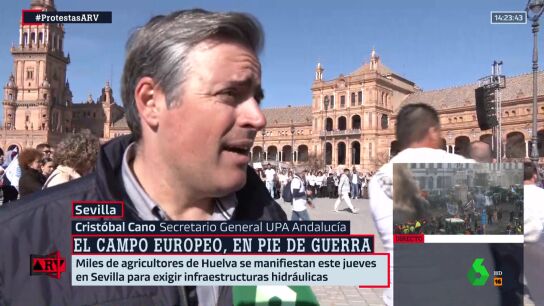 Agricultores y ganaderos protestan en Andaluc&iacute;a: "Esto no va a parar"