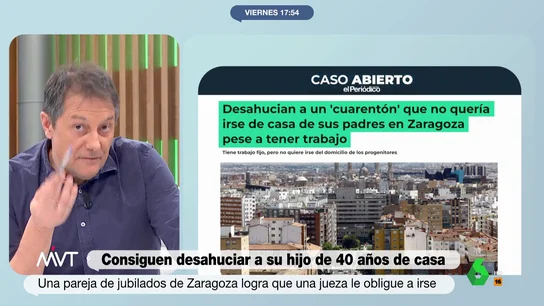 Una pareja de Zaragoza logra desahuciar a su hijo de 40 años de casa Una pareja de Zaragoza logra desahuciar a su hijo de 40 años de casa