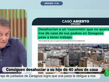 Una pareja de Zaragoza logra desahuciar a su hijo de 40 años de casa 