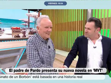La confesión de Iñaki López al saludar al padre de Cristina Pardo: &quot;Eres como mi suegro televisivo&quot;