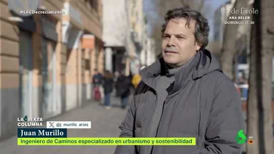 Un experto en urbanismo demuestra los beneficios de peatonalizar las ciudades: con menos coches, más negocio "Podemos tener una grandísima calidad de vida sin esa hipermovilidad basada en el automóvil privado", comenta Juan Murillo, ingeniero especializado en urbanismo, que comparte los resultados de su estudio en este vídeo de laSexta Columna.