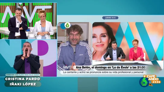 Dani Mateo abuchea a Iñaki López por sus comentarios viejunos sobre el aspecto de Évole Dani Mateo abuchea a Iñaki López por sus comentarios viejunos sobre el aspecto de Évole