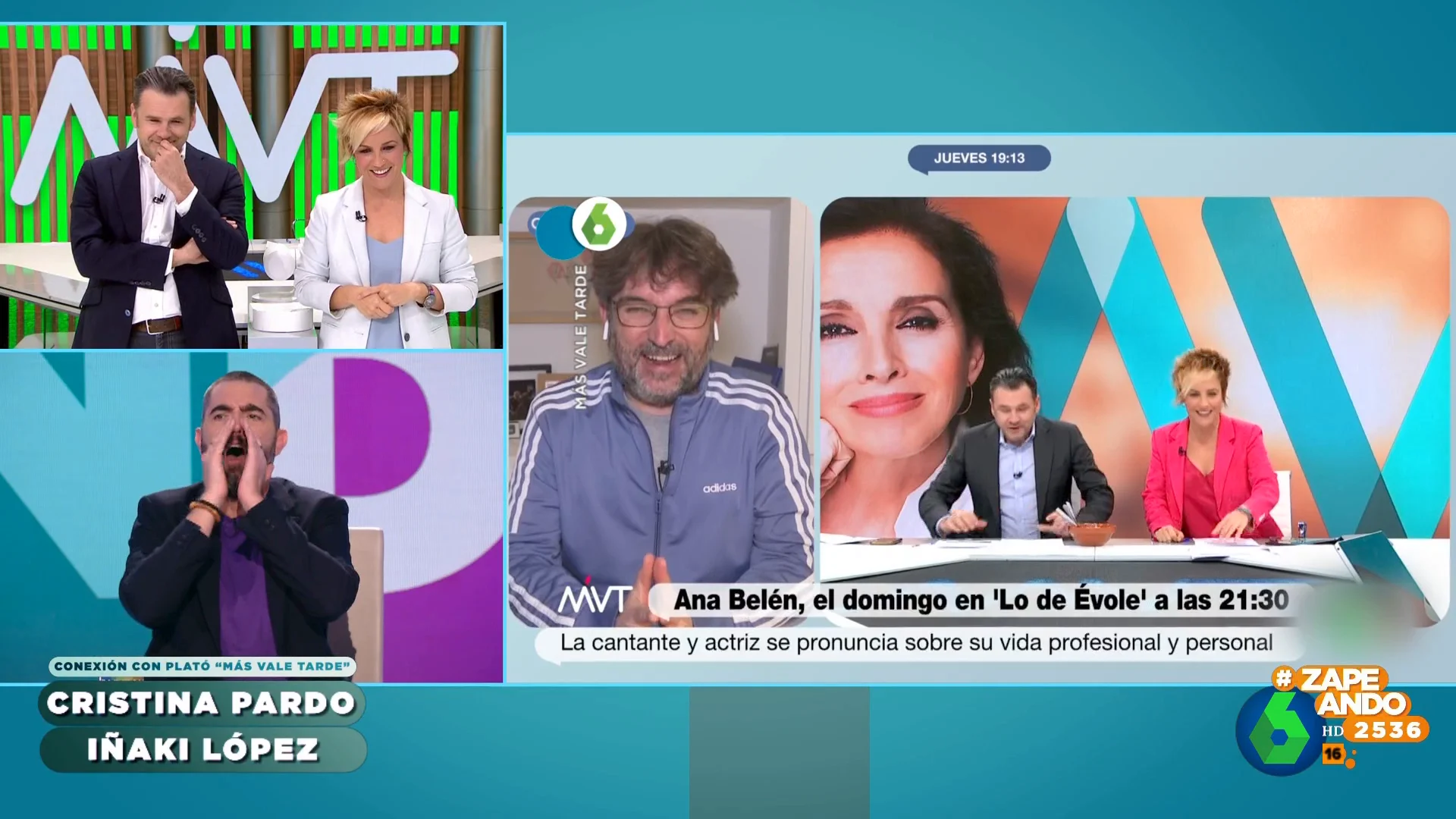 Dani Mateo abuchea a Iñaki López por sus comentarios viejunos sobre el aspecto de Évole Dani Mateo abuchea a Iñaki López por sus comentarios viejunos sobre el aspecto de Évole