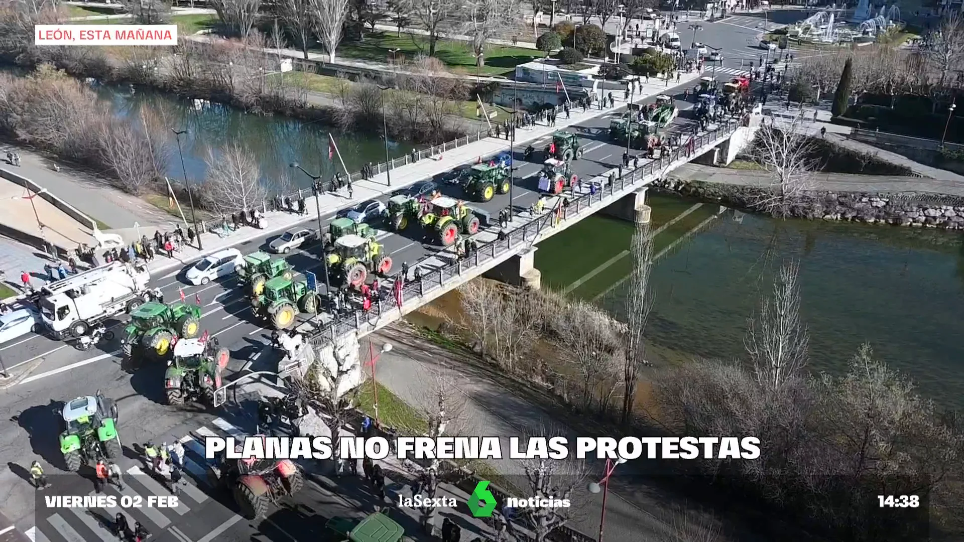 se mantienen las protestas
