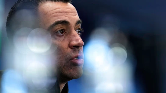 Xavi Hernández, en rueda de prensa Xavi Hernández, en rueda de prensa