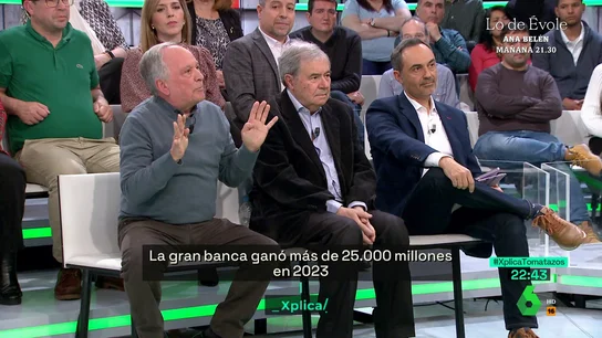 El presidente de Ajubank, sobre los beneficios récord de la banca: "Perjudican a los usuarios, quienes los pagan" El presidente de Ajubank, sobre los beneficios récord de la banca: "Perjudican a los usuarios, quienes los pagan"