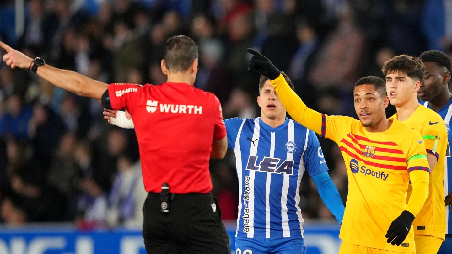 Vitor Roque, expulsado ante el Alavés Vitor Roque, expulsado ante el Alavés