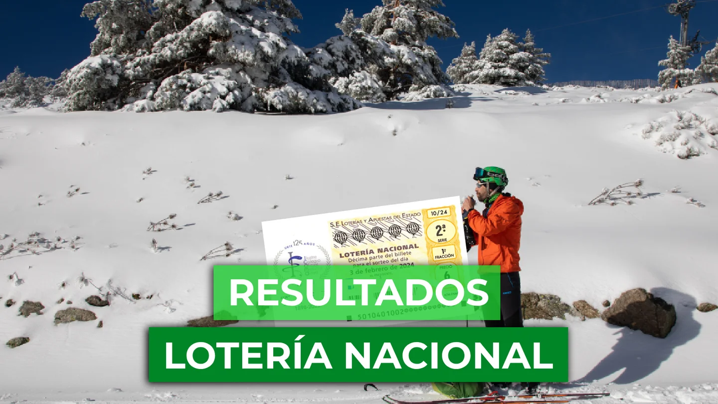 Lotería Nacional hoy, comprueba en directo el sorteo del sábado 3 de febrero de 2024 Lotería Nacional hoy, comprueba en directo el sorteo del sábado 3 de febrero de 2024