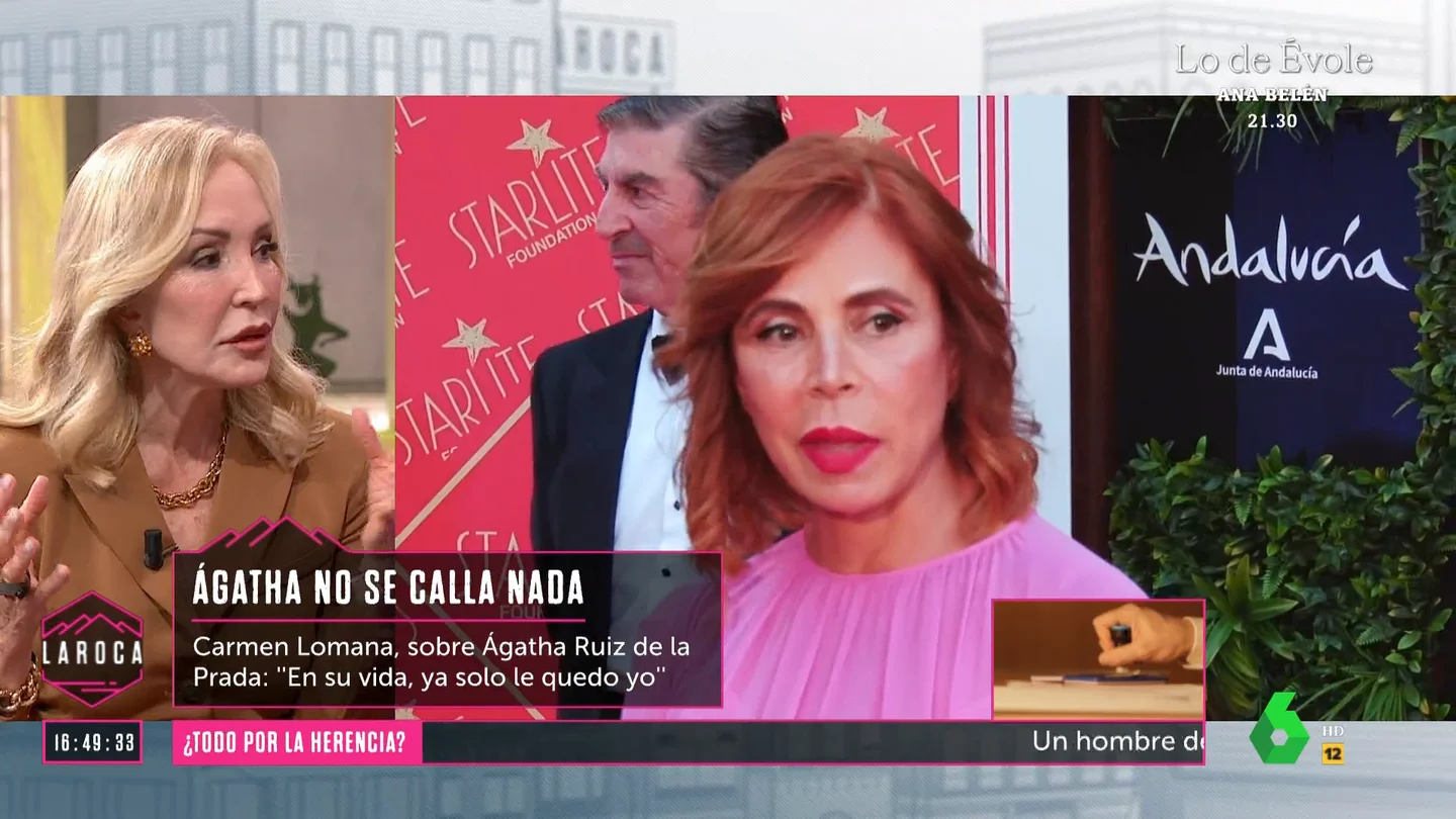 Carmen Lomana carga sin piedad contra Ágatha Ruiz de la Prada Carmen Lomana carga sin piedad contra Ágatha Ruiz de la Prada