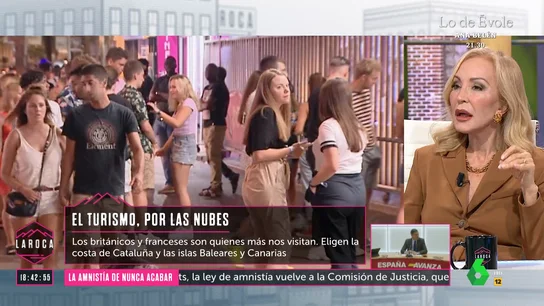 La crítica de Carmen Lomana a los clientes de pisos turísticos: "Muchos se comportan como verdaderos salvajes" La crítica de Carmen Lomana a los clientes de pisos turísticos: "Muchos se comportan como verdaderos salvajes"