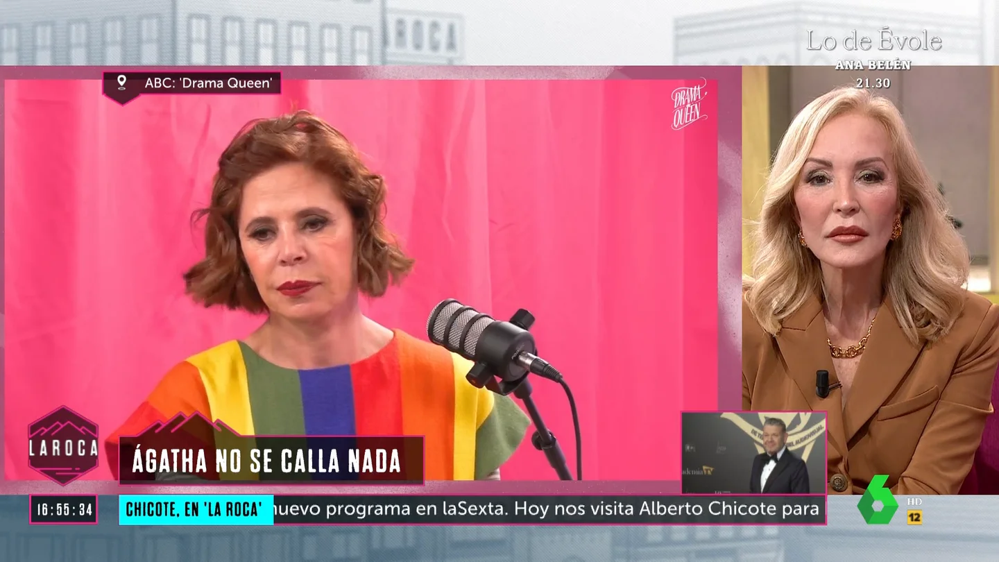 Carmen Lomana critica a Ágatha Ruiz de la Prada por no cenar con sus amigas porque engorda Carmen Lomana critica a Ágatha Ruiz de la Prada por no cenar con sus amigas porque engorda