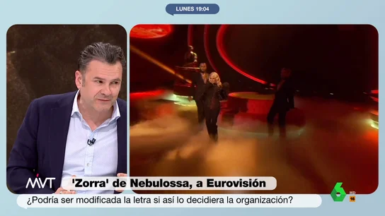 Iñaki López carga contra Eurovisión tras la polémica con la letra de 'Zorra' de Nebulossa "Parece que está la Conferencia Episcopal escribiendo las normas", comenta Iñaki López en este vídeo donde se muestra tajante sobre la posibilidad de que Eurovisión censure la letra de la canción 'Zorra', de Nebulossa, que representará a España.