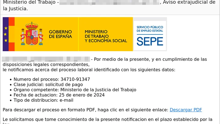 Alertan de un nuevo fraude que suplanta al SEPE: cuidado si recibes este correo electrónico