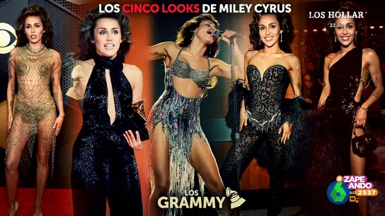 Los cinco espectaculares 'looks' de Miley Cyrus en la gala de los Grammy: "Solo lo puede hacer ella" Los cinco espectaculares 'looks' de Miley Cyrus en la gala de los Grammy: "Solo lo puede hacer ella"