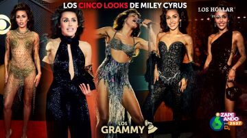 Los cinco espectaculares 'looks' de Miley Cyrus en la gala de los Grammy: "Solo lo puede hacer ella"
