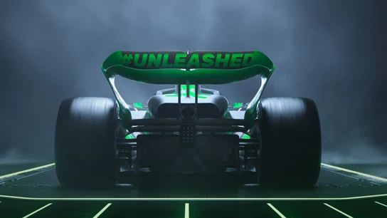 El alerón trasero del nuevo C44 de Stake - Sauber El alerón trasero del nuevo C44 de Stake - Sauber