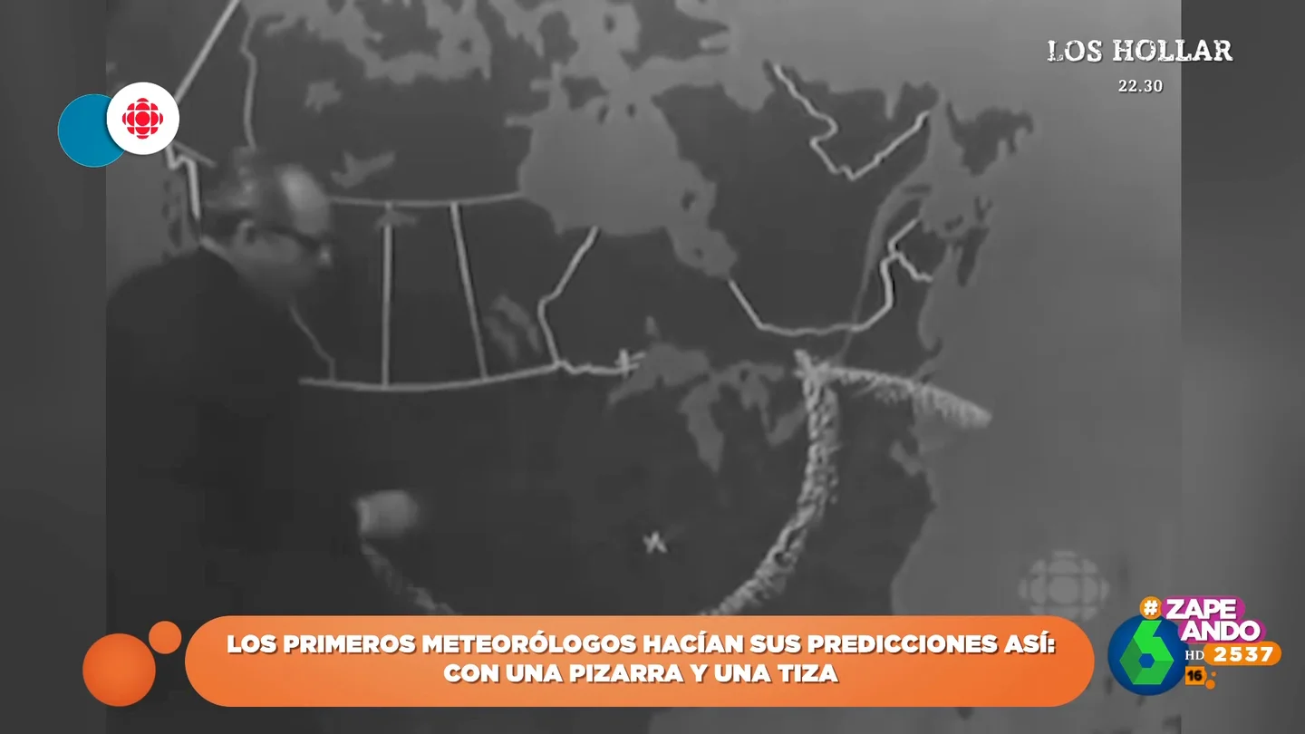 Así era la labor del 'Hombre del Tiempo' en los años 60: pintaban las previsiones con tiza Así era la labor del 'Hombre del Tiempo' en los años 60: pintaban las previsiones con tiza