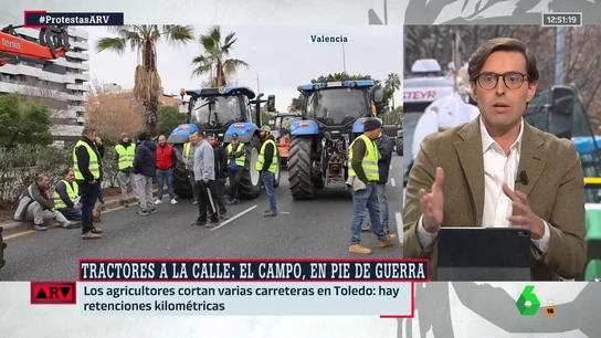 Pablo Montesinos, sobre las protestas de los agricultores: "Son los mismos héroes de la pandemia, deben ser escuchados" Pablo Montesinos, sobre las protestas de los agricultores: "Son los mismos héroes de la pandemia, deben ser escuchados"