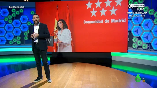 Dani Mateo critica el "empeño" del Gobierno de Ayuso en que las actas sobre las residencias "no vean la luz" Dani Mateo critica el "empeño" del Gobierno de Ayuso en que las actas sobre las residencias "no vean la luz"