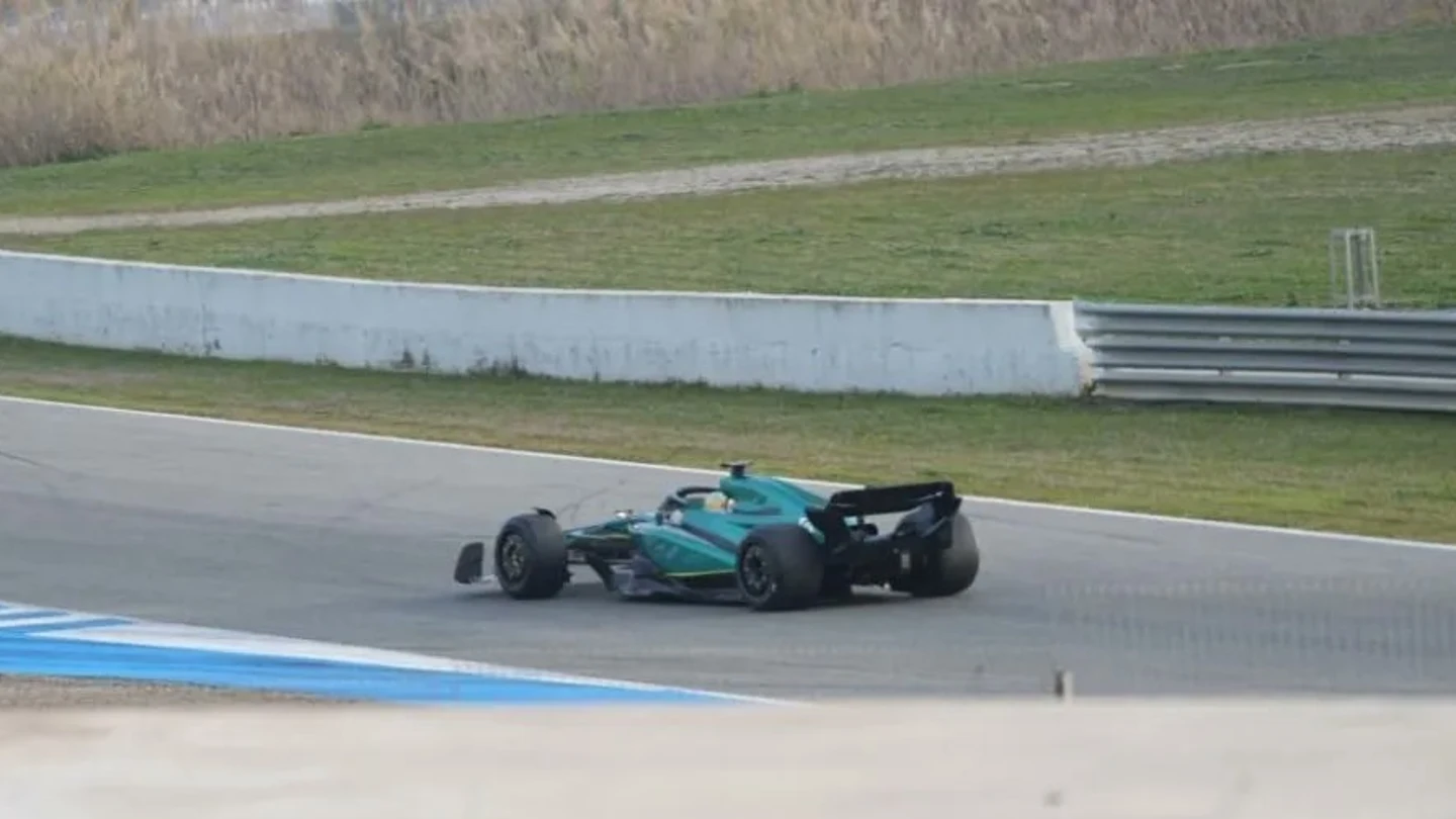 Aston Martin en los tests privados de Jerez Aston Martin en los tests privados de Jerez