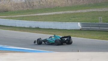 Aston Martin en los tests privados de Jerez