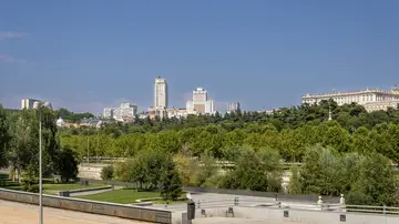 Parque de Madrid Río y Palacio Real