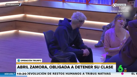 Abril Zamora critica que los fans de OT griten a los concursantes en la Academia: "Eso es de personas pesadas" Abril Zamora critica que los fans de OT griten a los concursantes en la Academia: "Eso es de personas pesadas"
