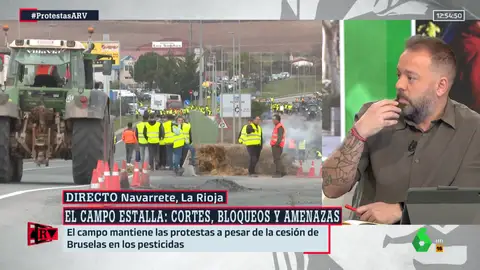 El 'aviso' de Antonio Maestre: "Lo rural no equivale a la clase trabajadora, no se están manifestando jornaleros"
