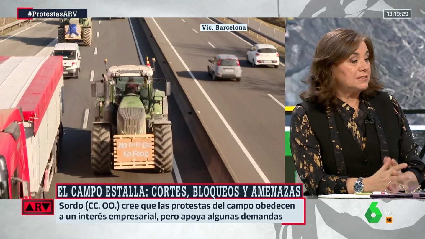 La reflexión de Lucía Méndez sobre las protestas de los agricultores: "Me temo que, una vez más, le vamos a fallar todos" La reflexión de Lucía Méndez sobre las protestas de los agricultores: "Me temo que, una vez más, le vamos a fallar todos"