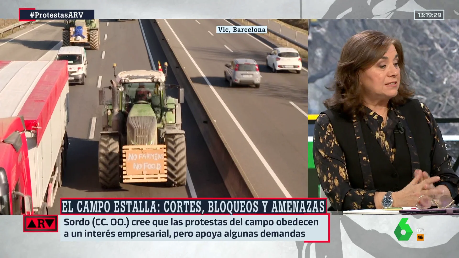La reflexión de Lucía Méndez sobre las protestas de los agricultores: "Me temo que, una vez más, le vamos a fallar todos"