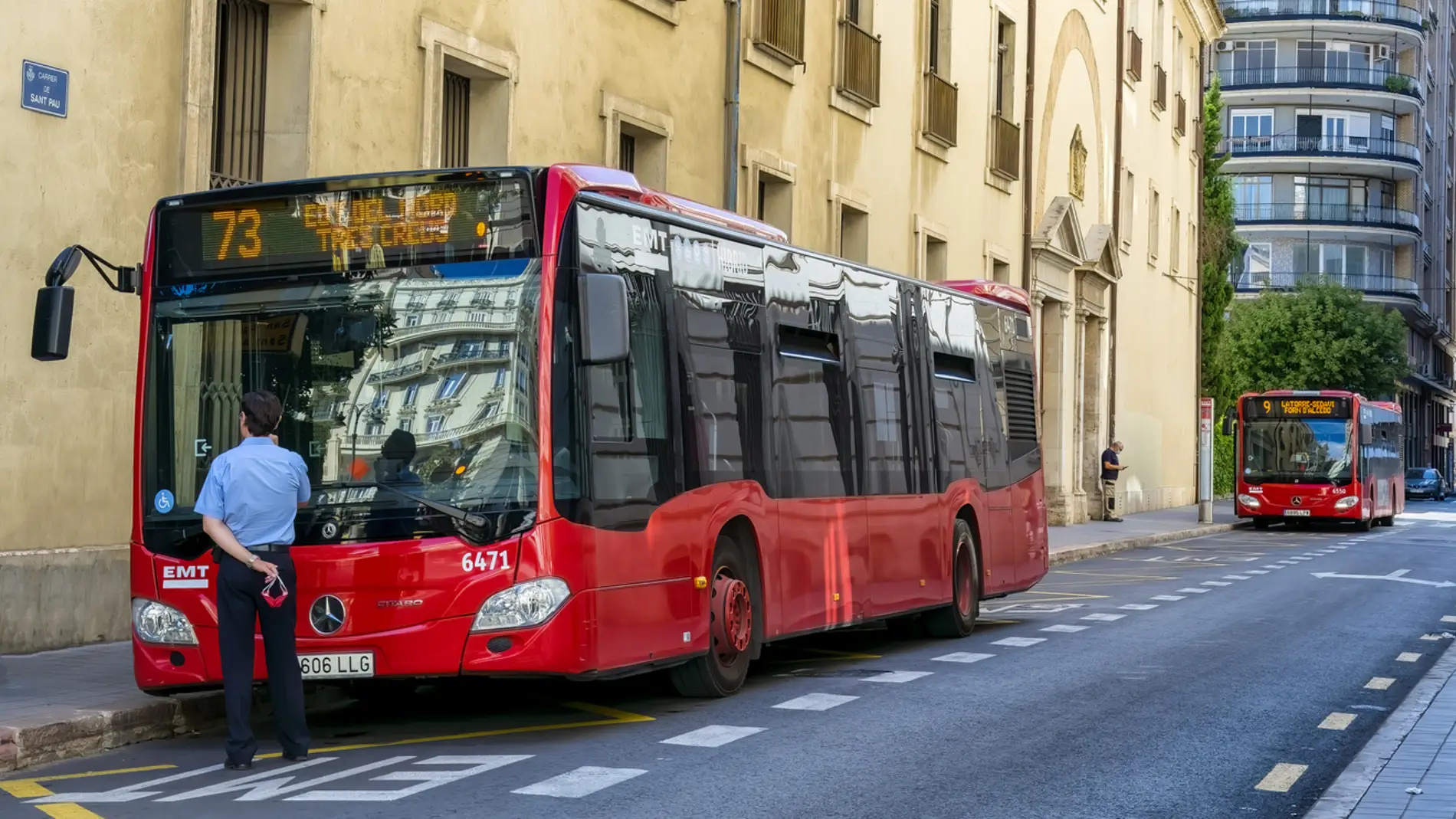 Autobus urbano en Valencia