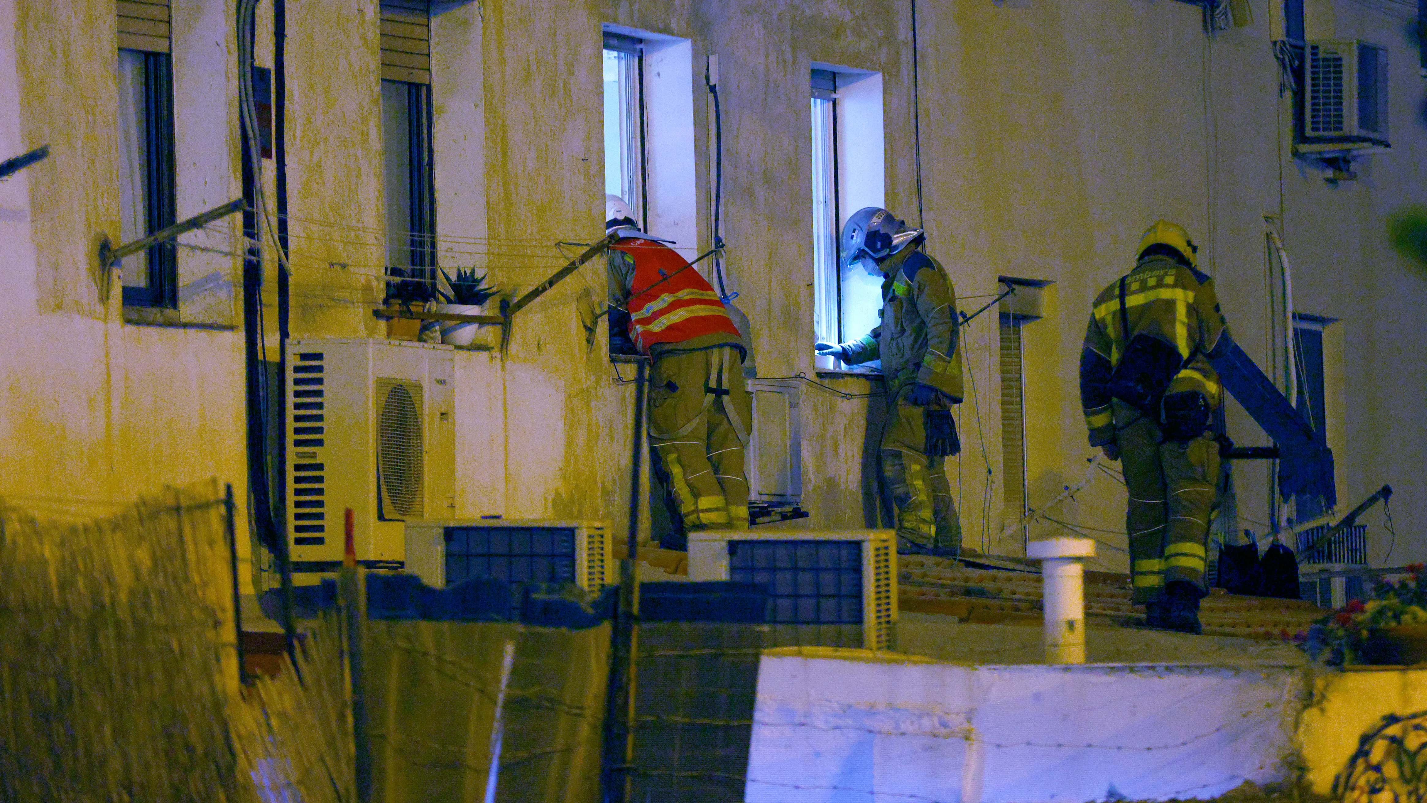 Edificio derrumbado en Badalona