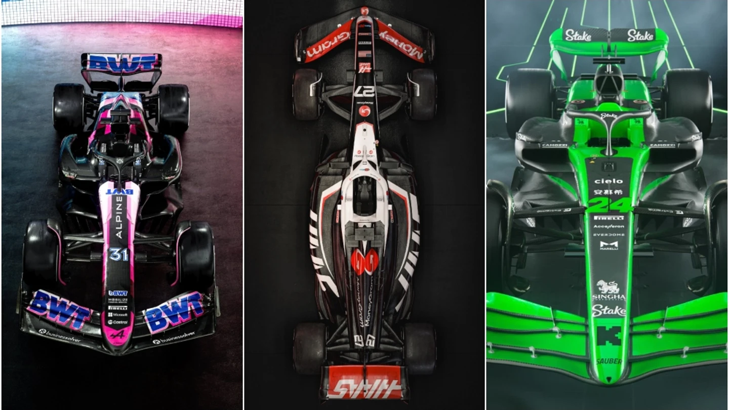 La Fórmula 1 se tiñe de negro: ¿Por qué los coches apenas tienen color? La Fórmula 1 se tiñe de negro: ¿Por qué los coches apenas tienen color?