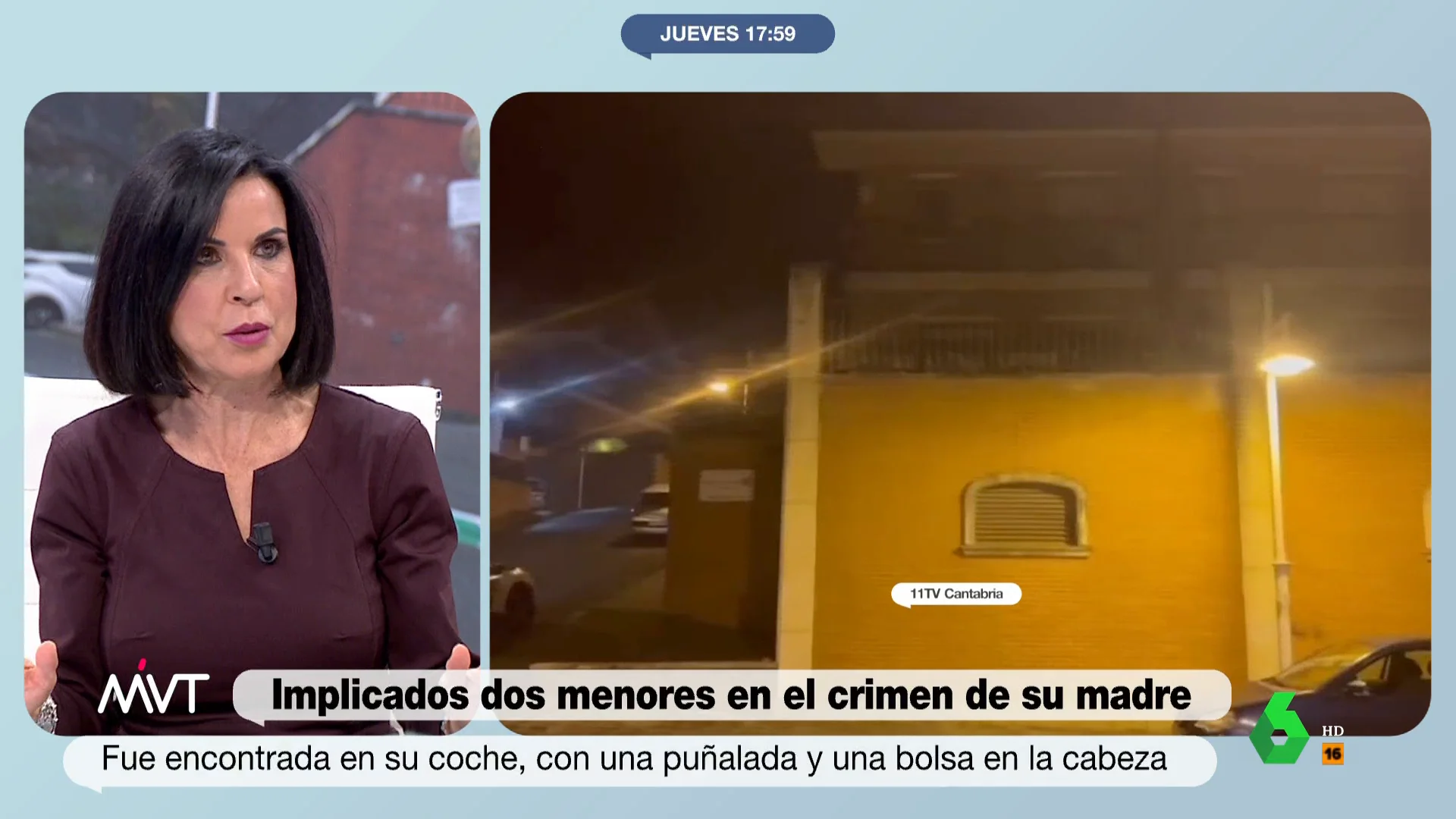 Beatriz de Vicente analiza en este vídeo la situación del menor de los dos hermanos acusados del asesinato de su madre en Castro-Urdiales y las circunstancias del crimen: "El ensañamiento habla de ira, rabia, frustración y deseos de venganza".