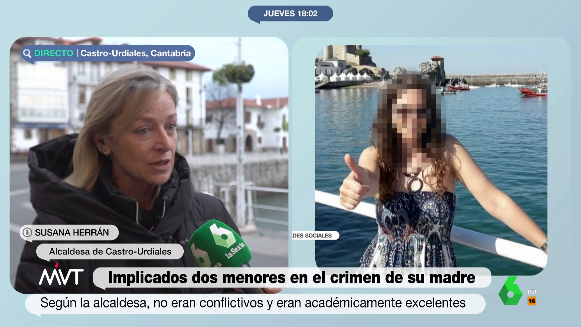 La alcaldesa de Castro-Urdiales, sobre el asesinato de una vecina y la detención de sus hijos: "¿Qué pasa por las cabezas de esos niños?"